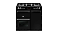 Belling Farmhouse 90DFT 90cm dual fuel range cooker with  Gas Hob 